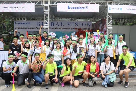 Corporate team at Kizuna Ekiden